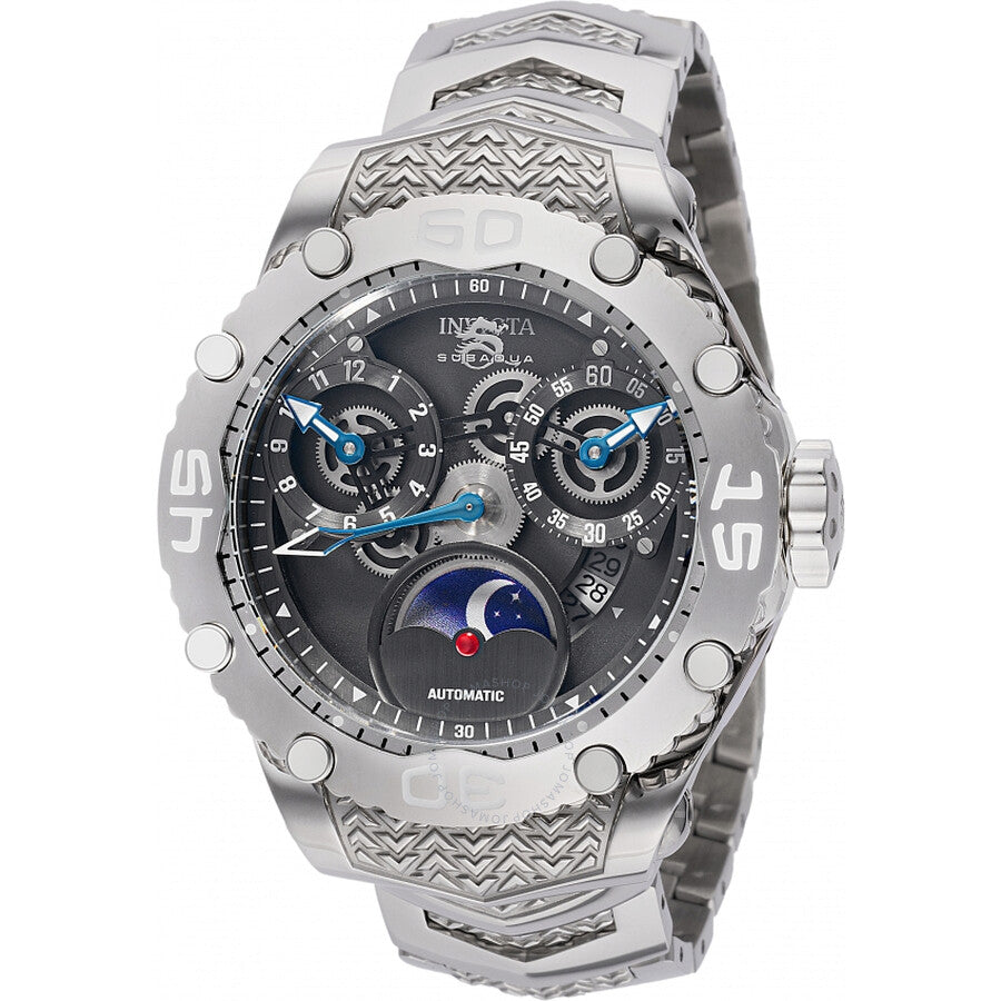 Invicta Subaqua Noma VIII Automatic Gunmetal Dial Men's Watch 47567 - Dawson Watches