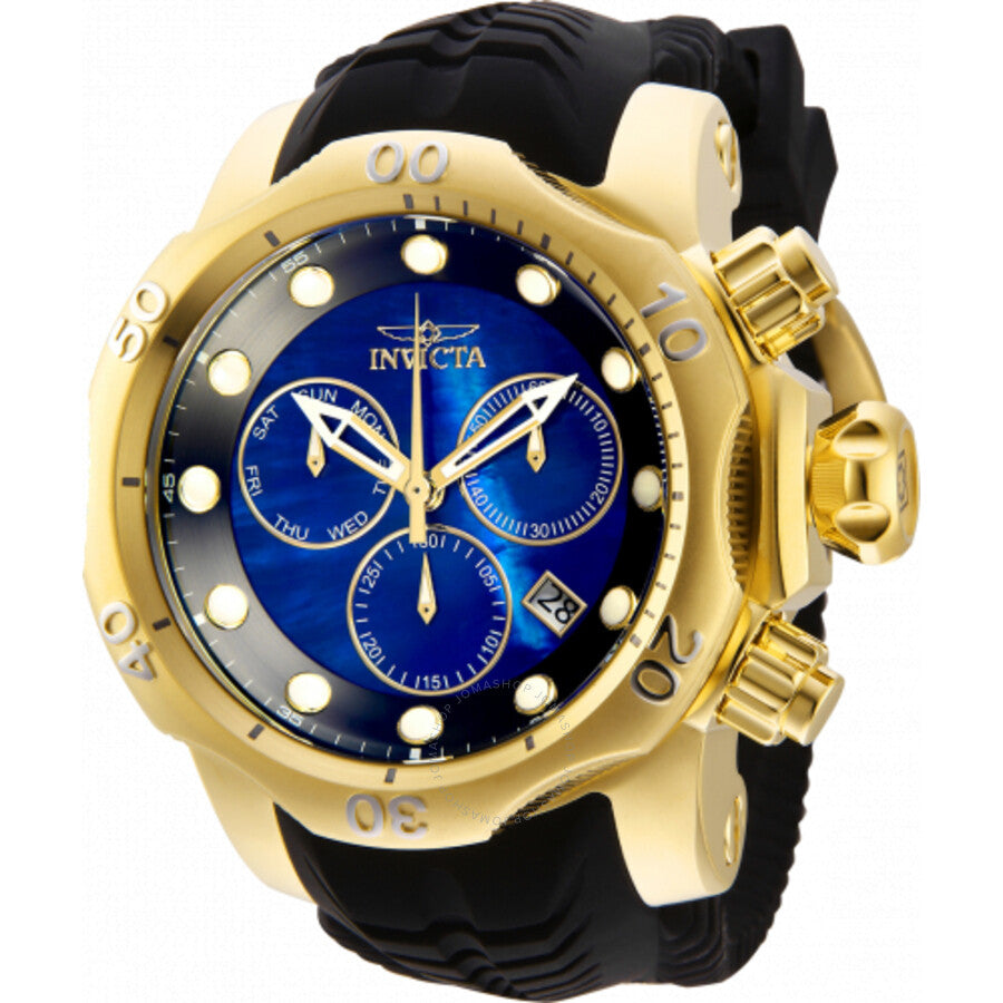 Invicta Venom Chronograph Quartz Blue Dial Men's Watch 32614 - Dawson Watches