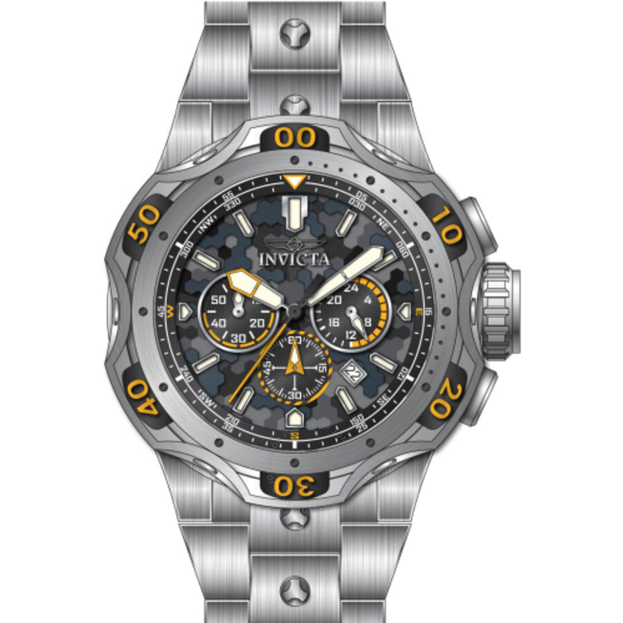 Invicta Venom Date Chronograph GMT Quartz Black Dial Men's Watch 47756 - Dawson Watches