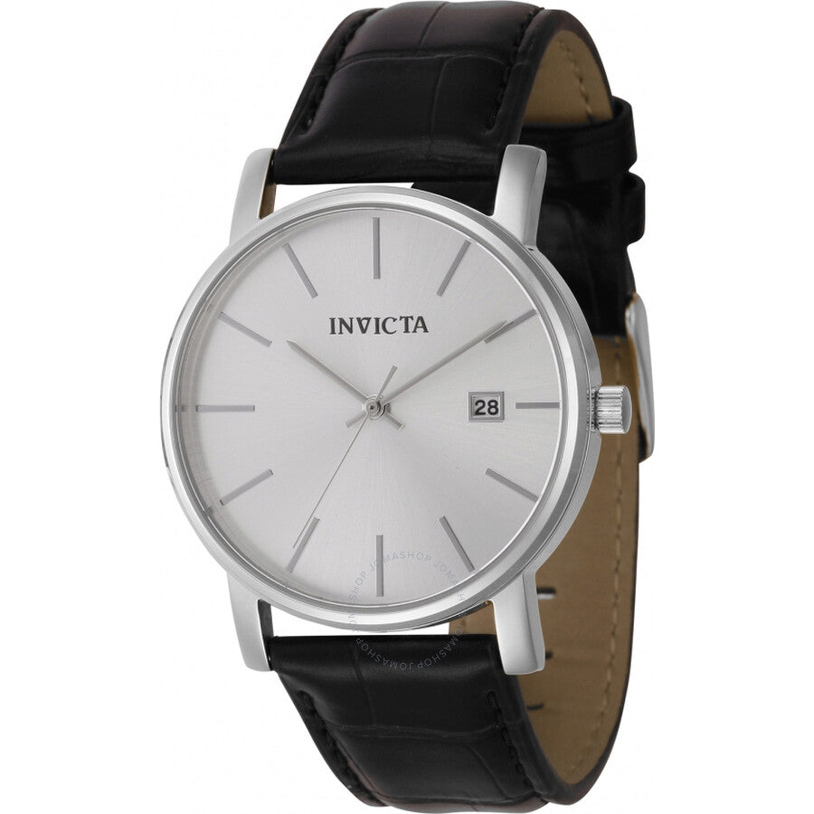Invicta Vintage Quartz Date Silver Dial Ladies Watch 44858 - Dawson Watches