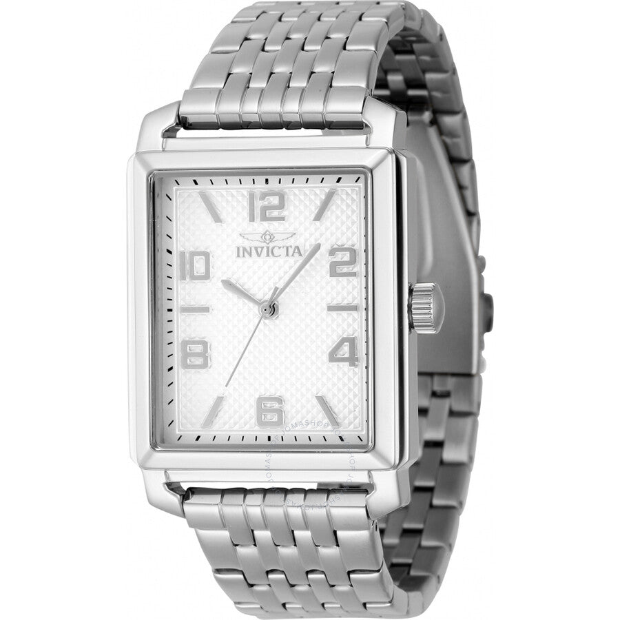 Invicta Vintage Quartz Silver Dial Men's Watch 46634 - Dawson Watches