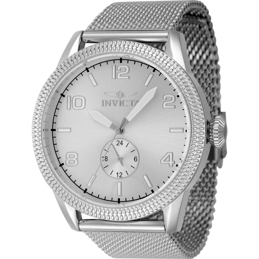 Invicta Vintage Quartz Silver Dial Men's Watch 47133 - Dawson Watches