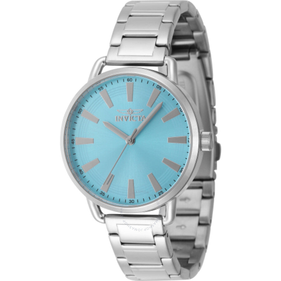 Invicta Wildflower Quartz Light Blue Dial Ladies Watch 47321 - Dawson Watches