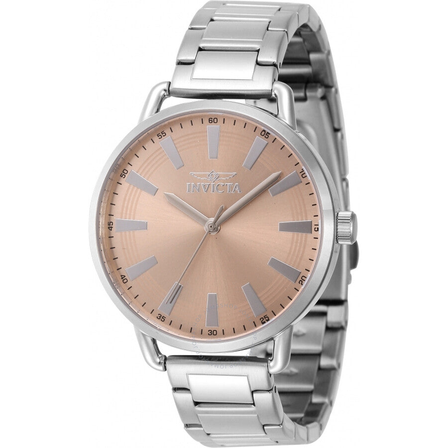 Invicta Wildflower Quartz Light Pink Dial Ladies Watch 46329 - Dawson Watches