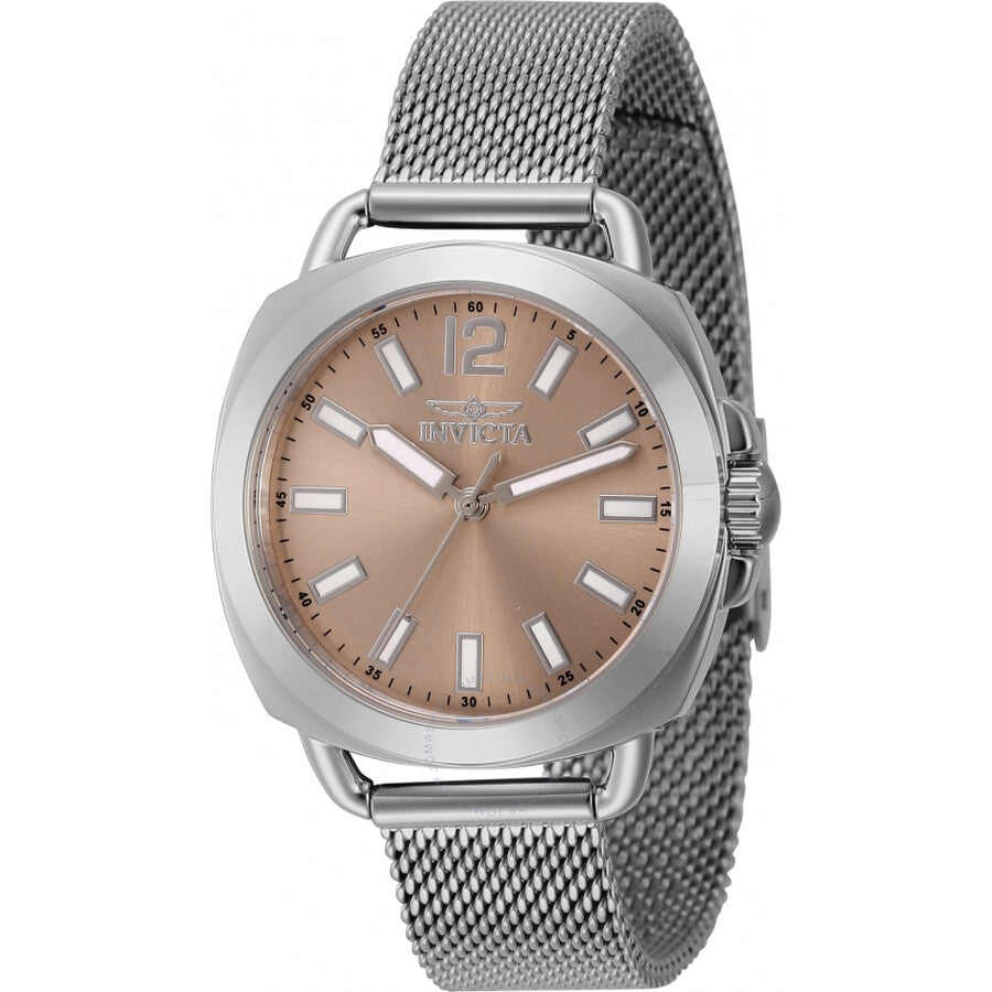 Invicta Wildflower Quartz Light Pink Dial Ladies Watch 46337 - The Watches Men & Co