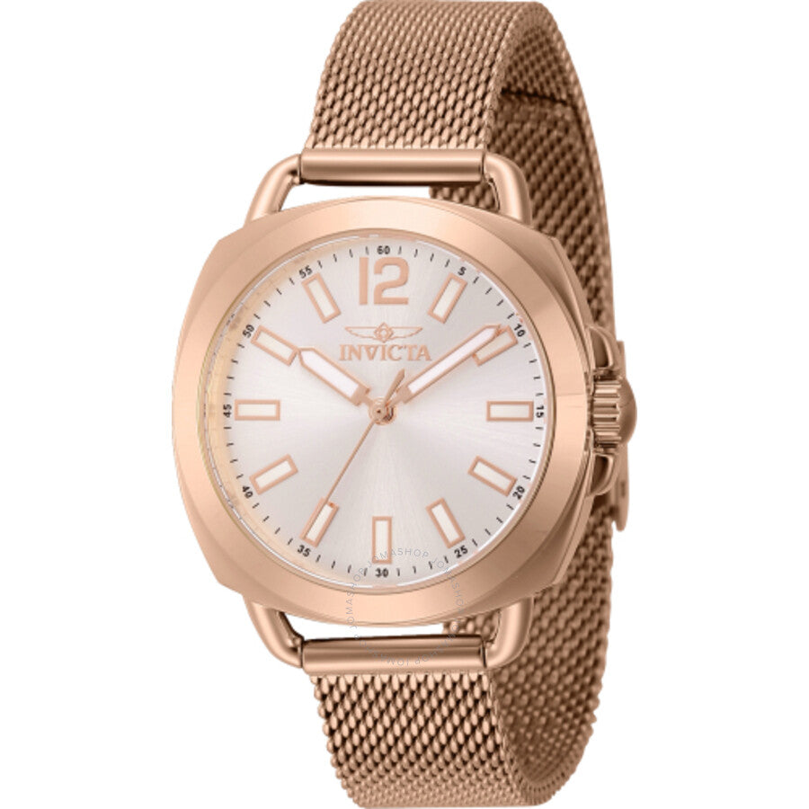 Invicta Wildflower Quartz Silver Dial Ladies Watch 46339 - Dawson Watches