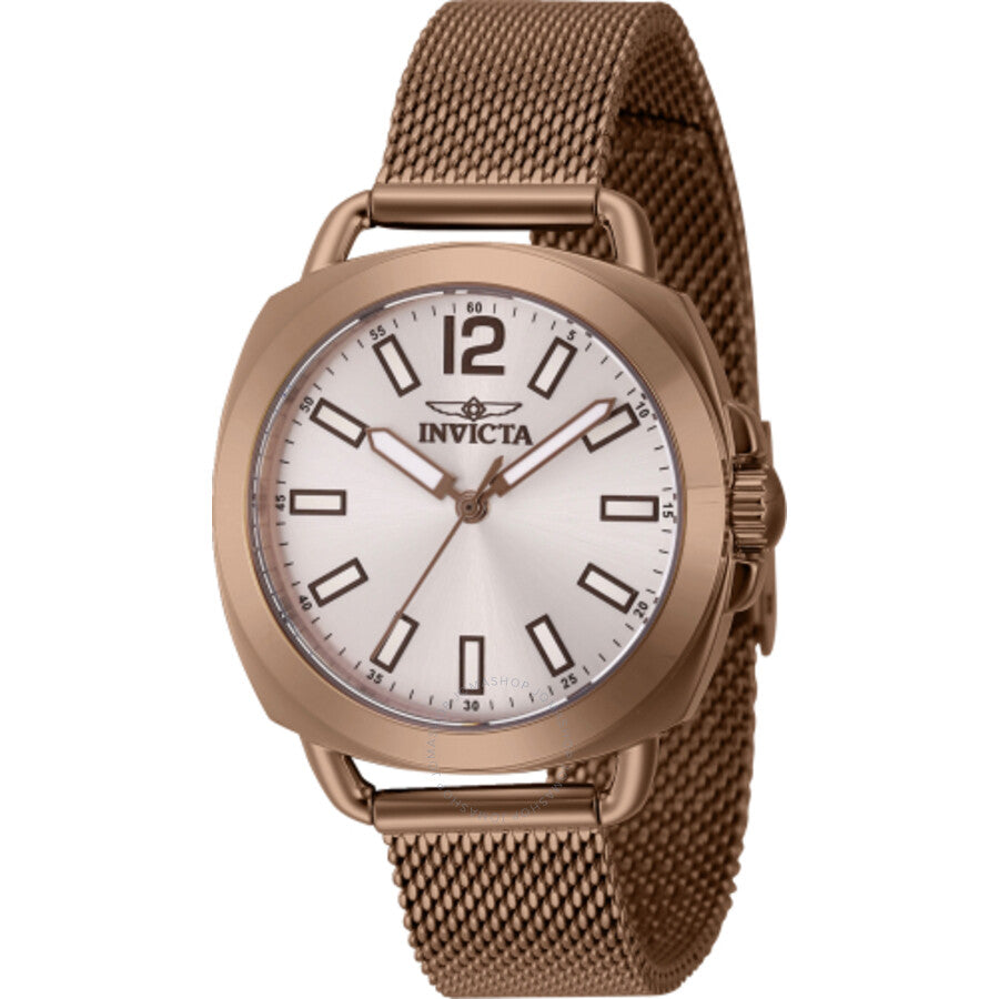 Invicta Wildflower Quartz Silver Dial Ladies Watch 46340 - Dawson Watches