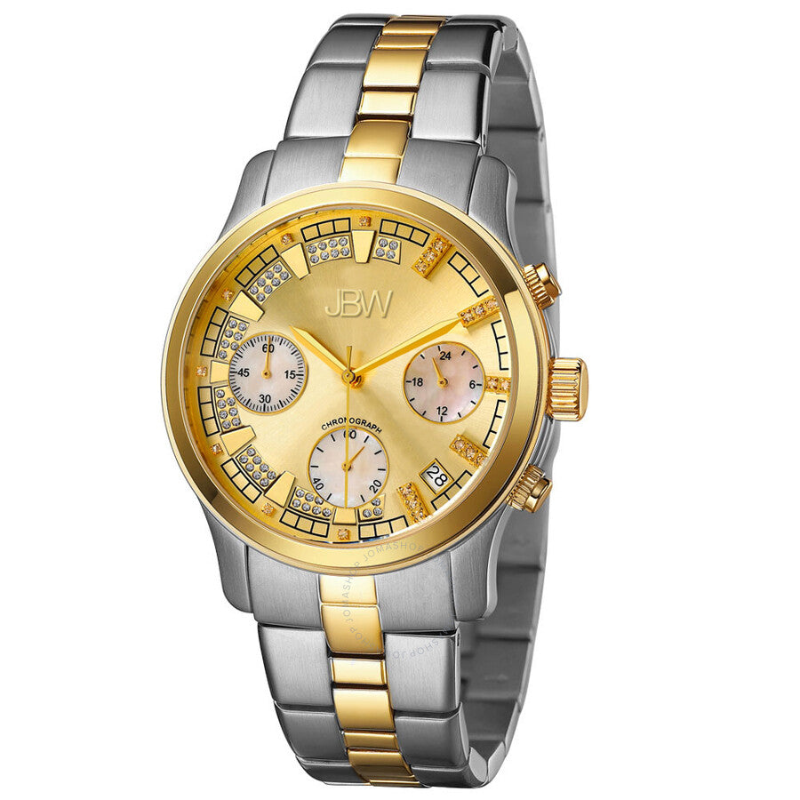 JBW Muse Chronograph Quartz Diamond Unisex Watch JB-6217-C - Dawson Watches
