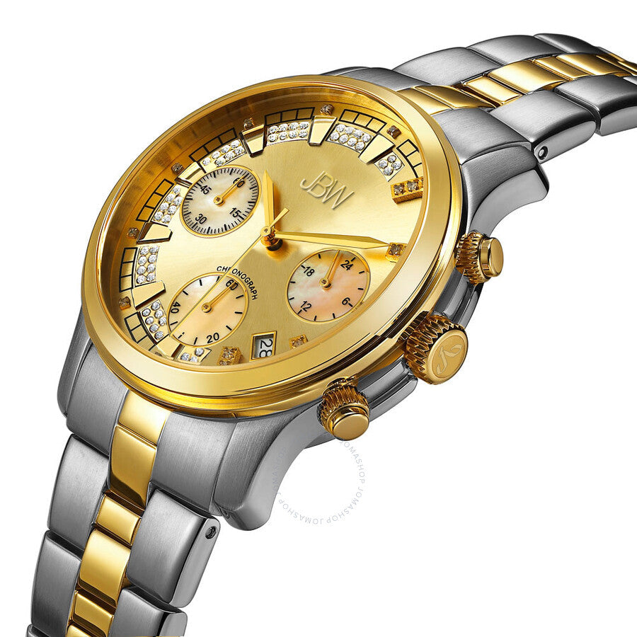 JBW Muse Chronograph Quartz Diamond Unisex Watch JB-6217-C - Dawson Watches #2