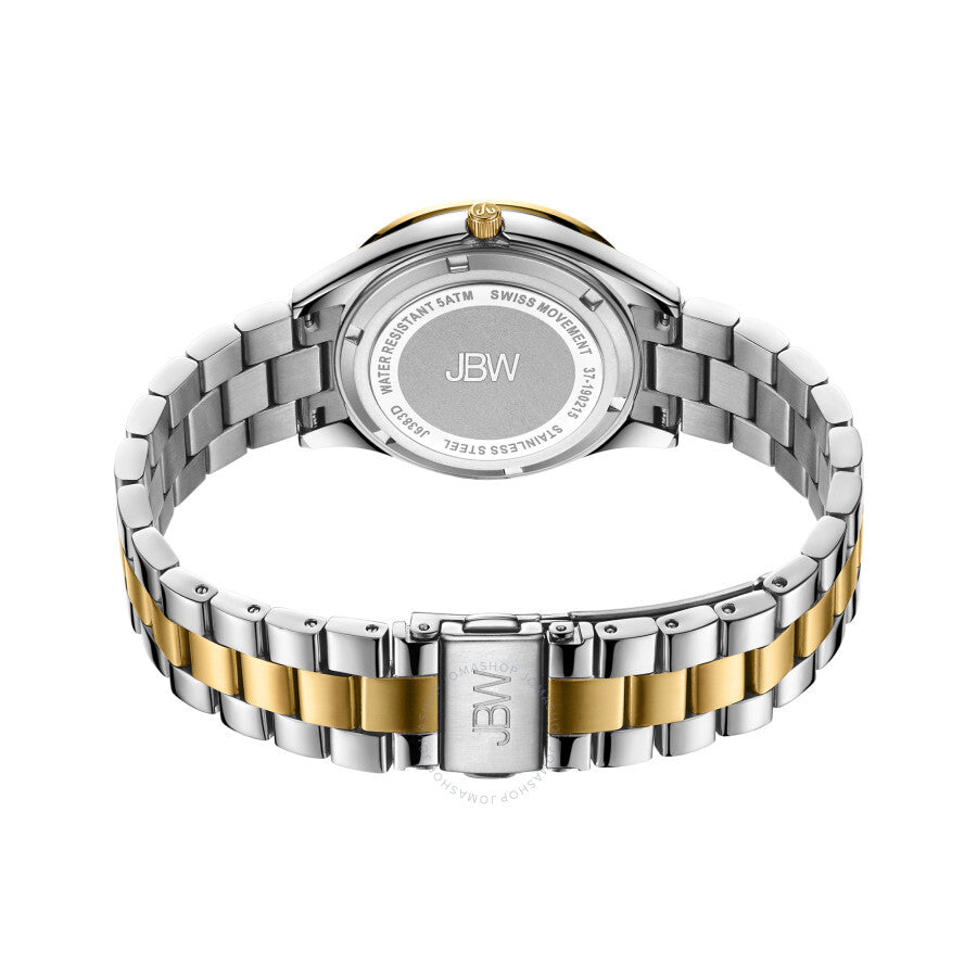JBW Cristal 34 Quartz Diamond Gold Dial Ladies Watch J6383D - Dawson Watches #3