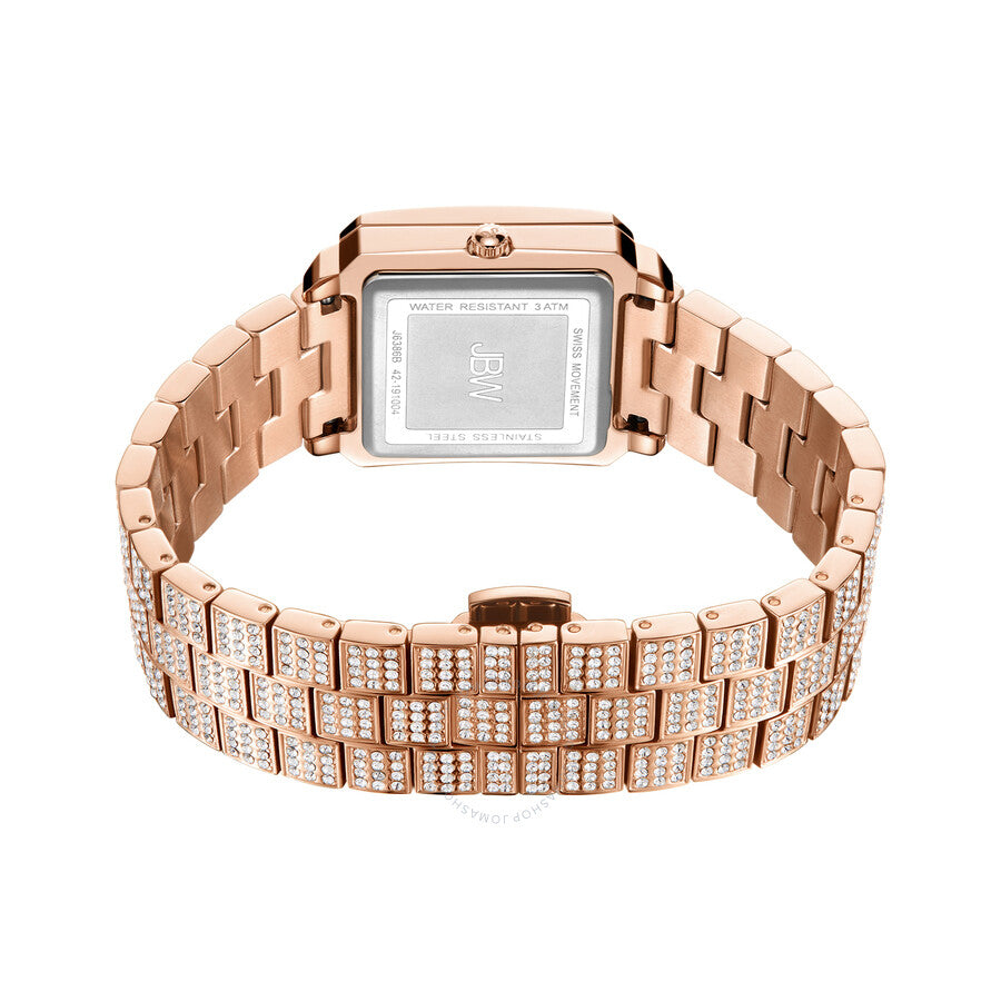 JBW Cristal Quartz Diamond Crystal Rose Dial Ladies Watch J6386B - Dawson Watches #3