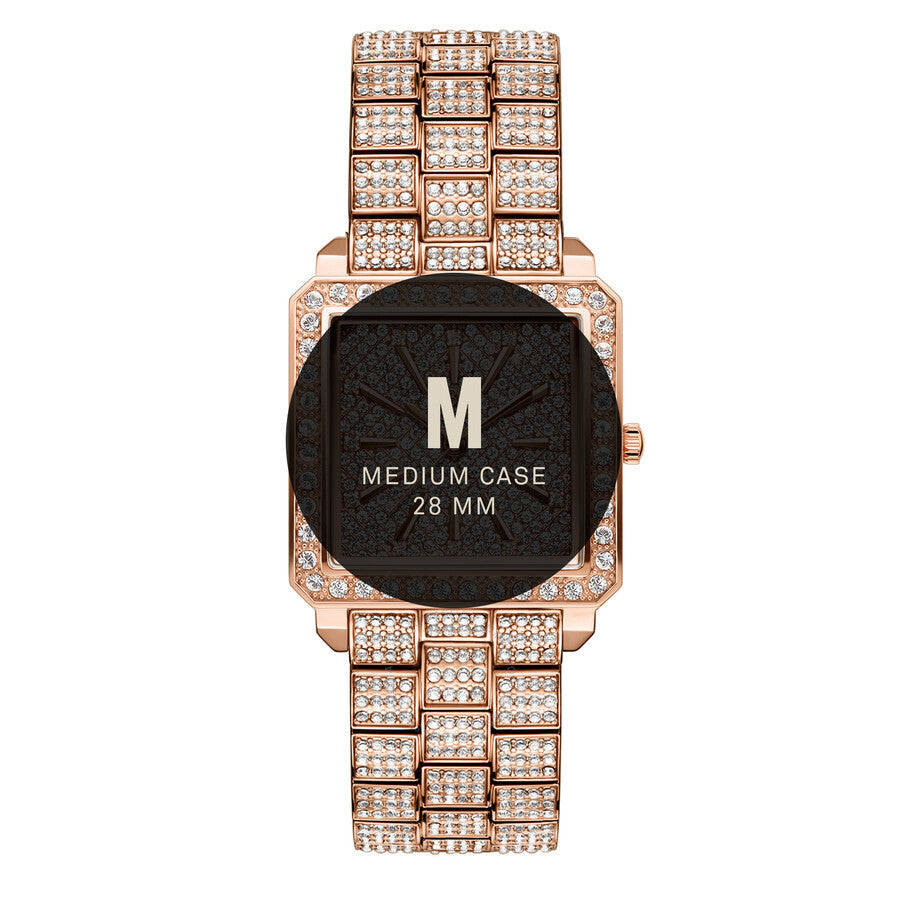 JBW Cristal Quartz Diamond Crystal Rose Dial Ladies Watch J6386B#J6386B - Dawson Watches #6