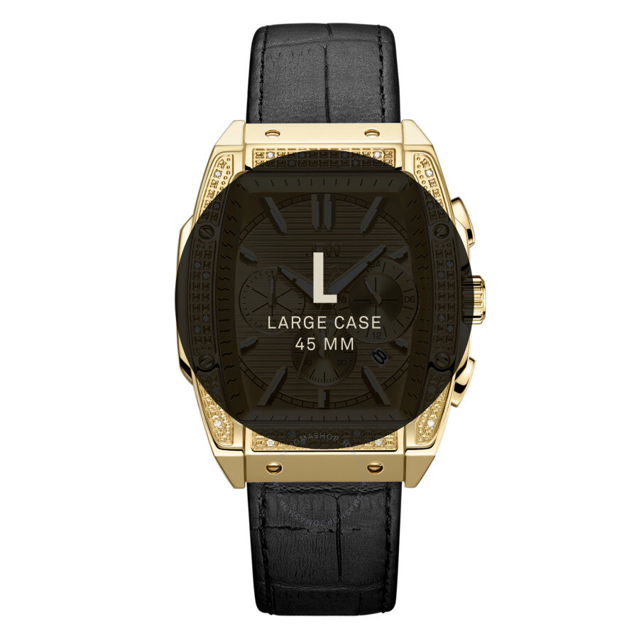 JBW Echelon Quartz Diamond Gold Dial Men's Watch J6379E - Dawson Watches #5