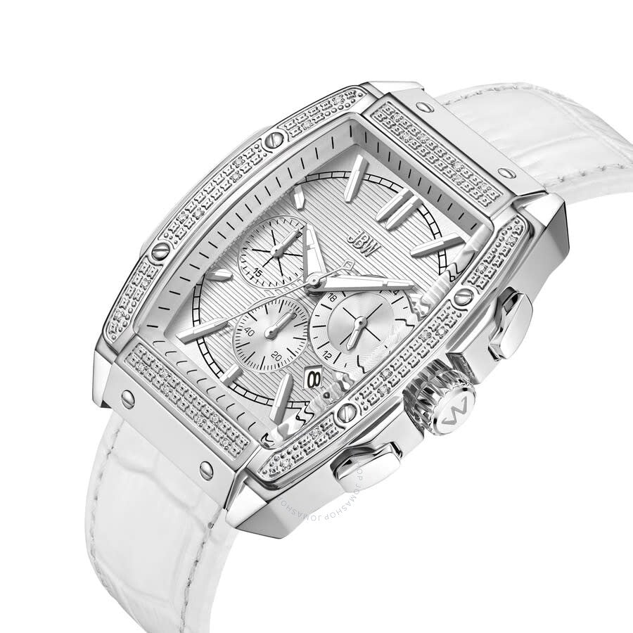 JBW Echelon Chronograph Quartz Silver Dial Unisex Watch J6379G - Dawson Watches #3