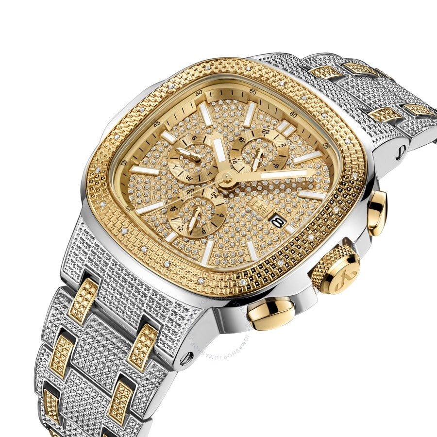 JBW Heist Quartz Diamond Gold Dial Men's Watch J6380B - Dawson Watches #2