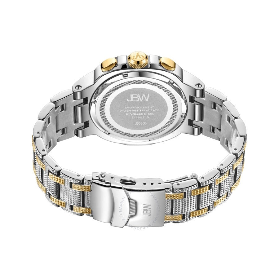 JBW Heist Quartz Diamond Gold Dial Men's Watch J6380B - Dawson Watches #3