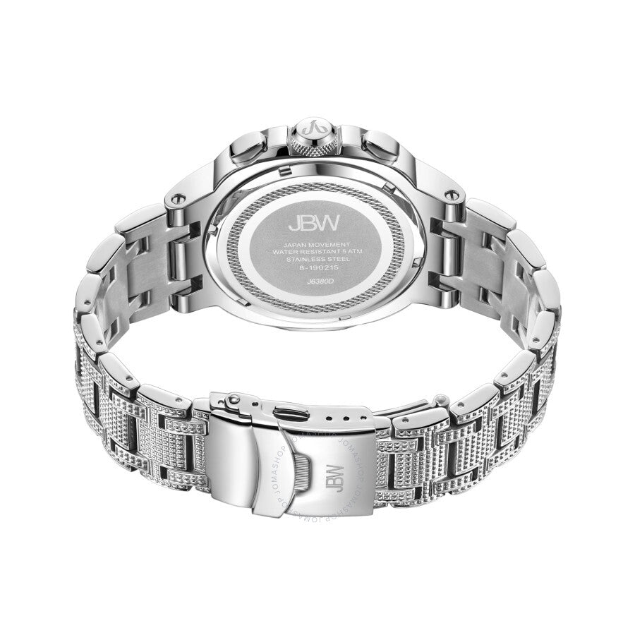 JBW Heist Quartz Diamond Silver Dial Men's Watch J6380D - Dawson Watches #3