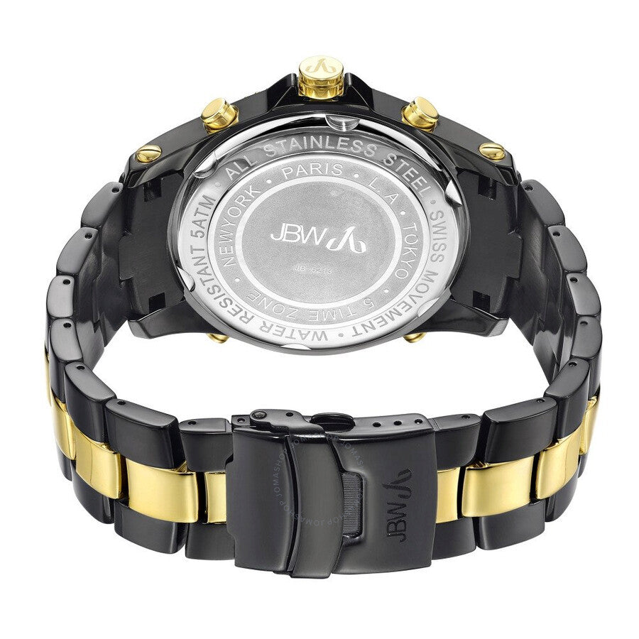 JBW Jet Setter Champagne Crystal Pave Dial Men's Watch JB-6213-D - Dawson Watches #3
