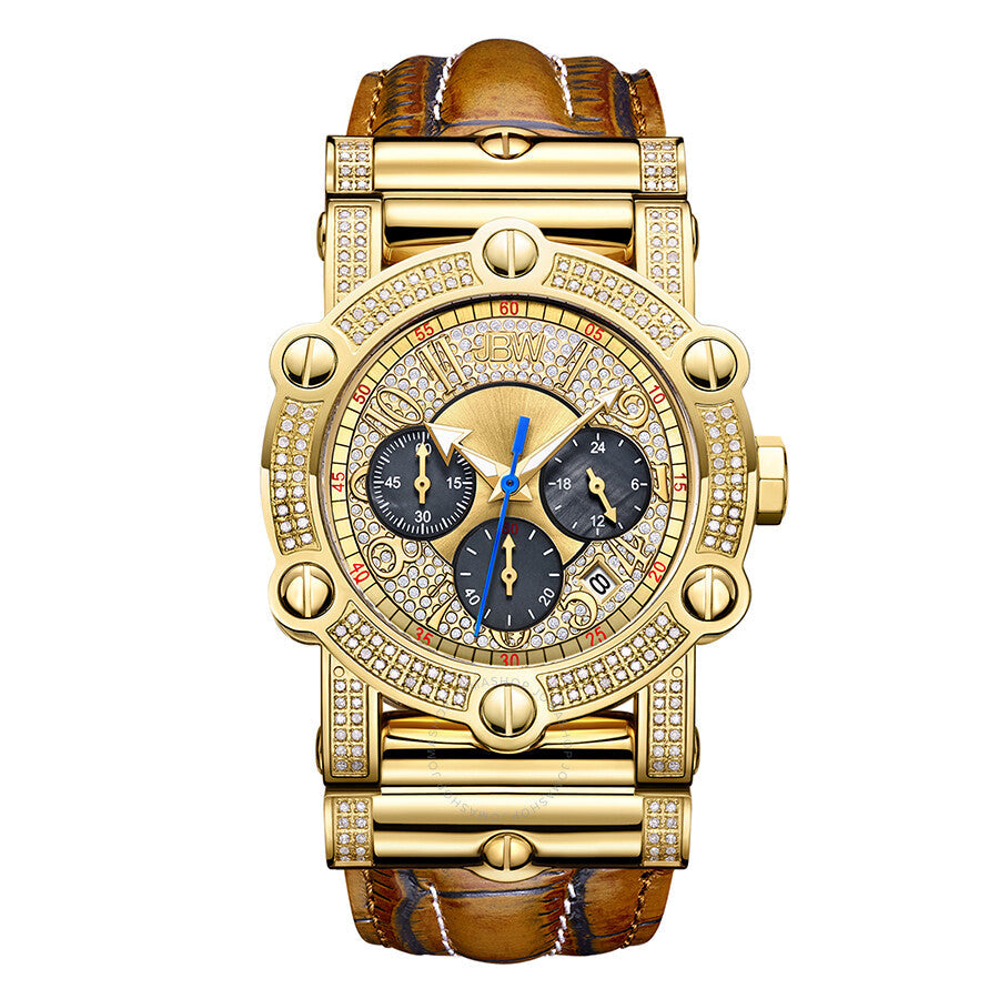 JBW Men's 10 YR Anniversary Phantom 1.96 ctw Diamond & Chronograph Watch JB-6215-10C - Dawson Watches