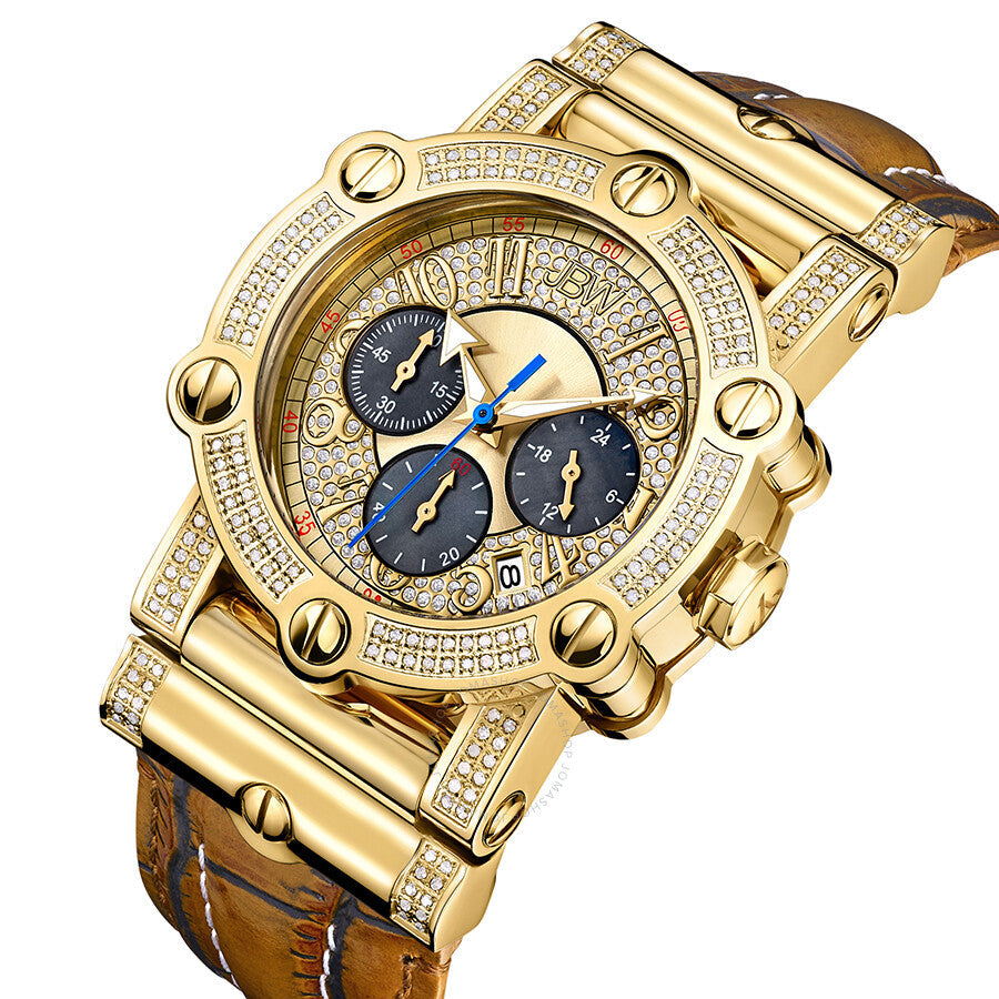 JBW Men's 10 YR Anniversary Phantom 1.96 ctw Diamond & Chronograph Watch JB-6215-10C - Dawson Watches #2