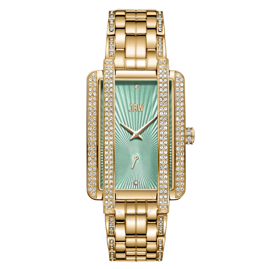 JBW Mink Collection Automatic Diamond Green Dial Ladies Watch J6358J - Dawson Watches