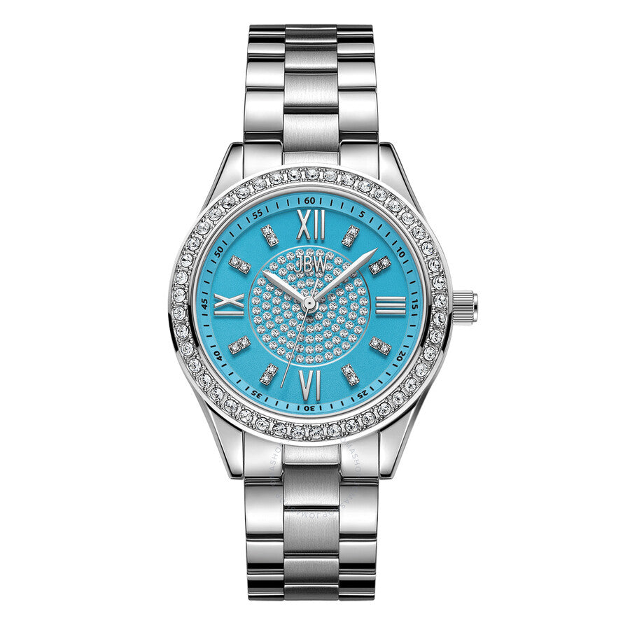JBW Mondrian 34 Quartz Blue Dial Unisex Watch J6388E - Dawson Watches