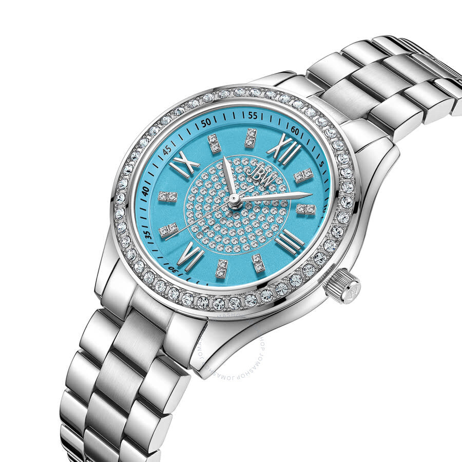 JBW Mondrian 34 Quartz Blue Dial Unisex Watch J6388E - Dawson Watches #3