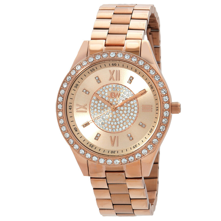 JBW Mondrian Jewelry Set Rose Gold-tone Dial Ladies Watch J6303-SetC - Dawson Watches