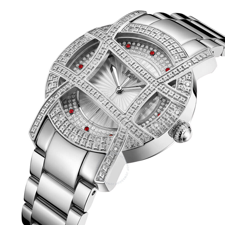 JBW Olympia Quartz Silver Dial Ladies Watch JB-6214-10C - Dawson Watches #2