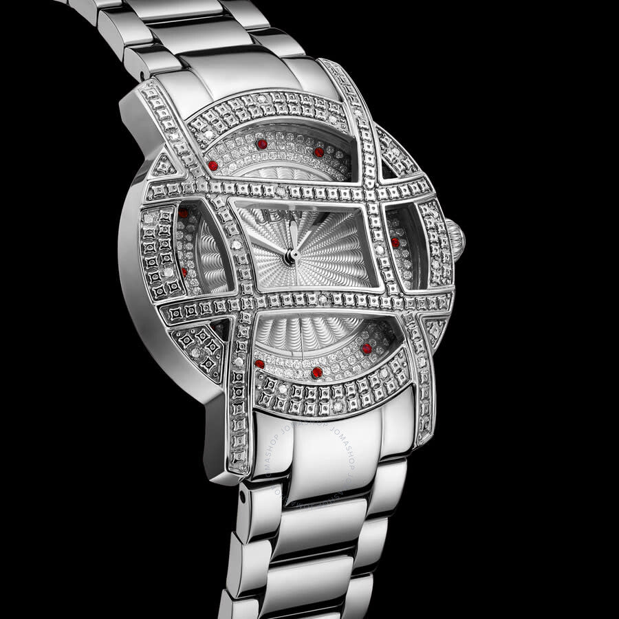 JBW Olympia Quartz Silver Dial Ladies Watch JB-6214-10C - Dawson Watches #5