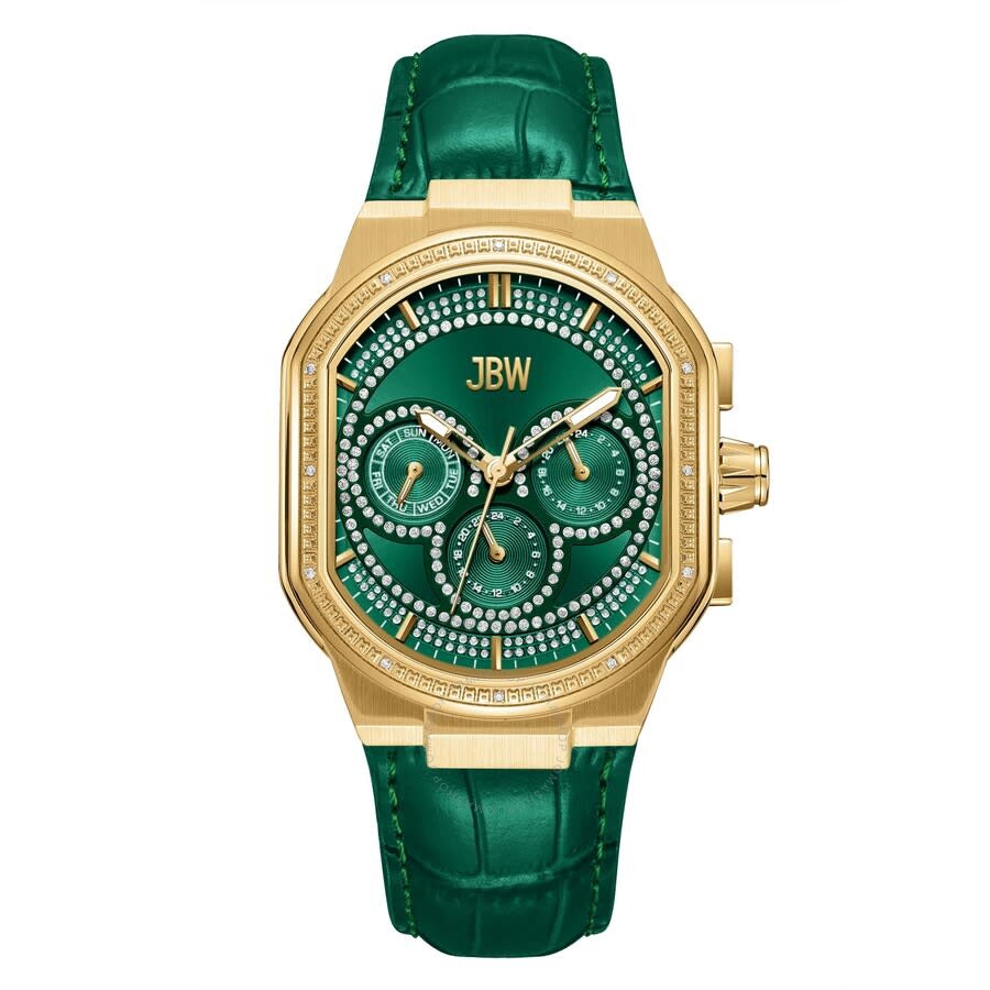 JBW Orion Collection GMT Automatic Green Dial Men's Watch J6408E - Dawson Watches
