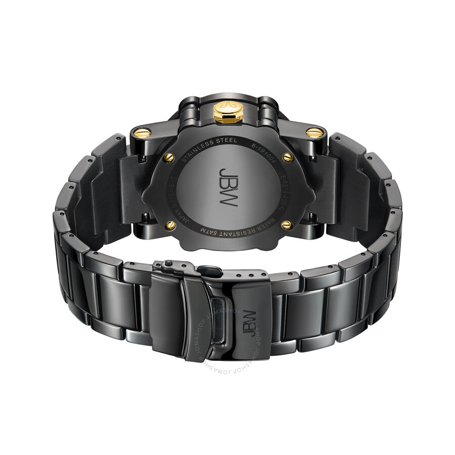 JBW Phantom Chronograph Quartz Diamond Black Dial Men's Watch JB-6215-200-C - Dawson Watches #3