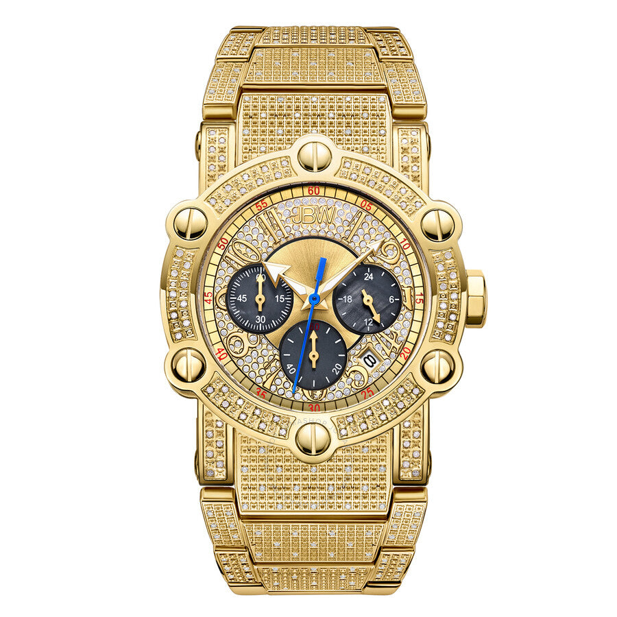 JBW Phantom Chronograph Quartz Diamond Men's Watch JB-6215-200-A - Dawson Watches