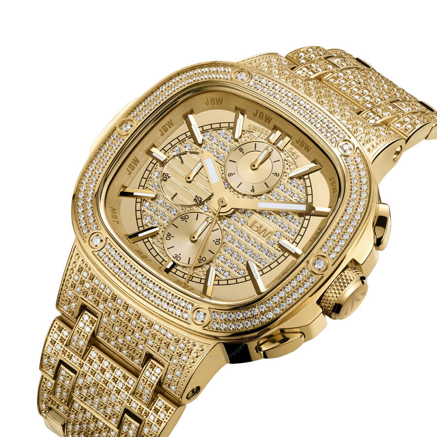 JBW Platinum Series Chronograph Gold-tone Dial Men's Watch PS545A - Dawson Watches #2