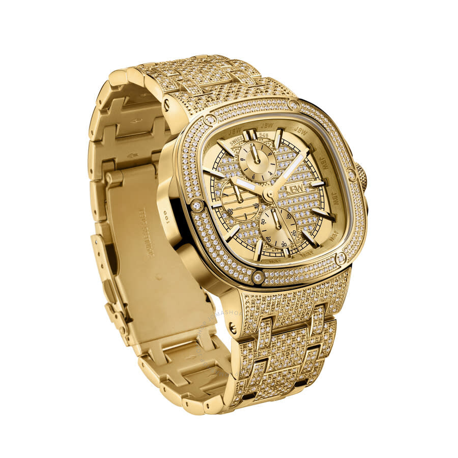 JBW Platinum Series Chronograph Gold-tone Dial Men's Watch PS545A - Dawson Watches #5