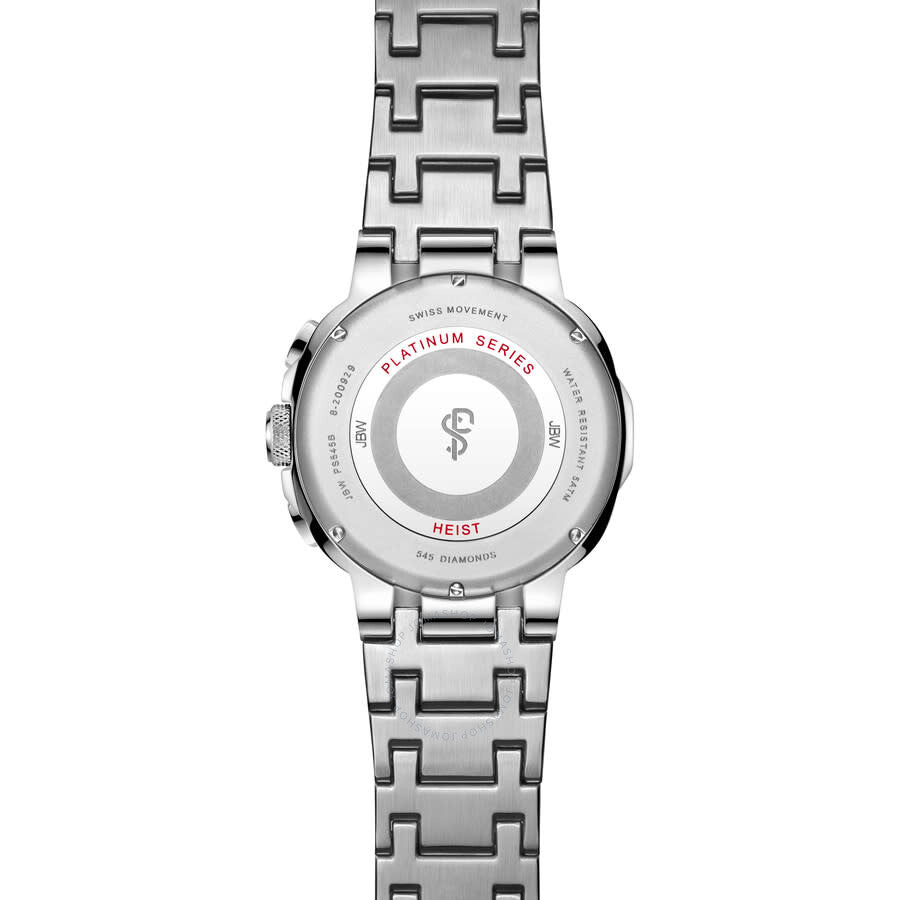 JBW Platinum Series Chronograph Silver-tone Dial Men's Watch PS545B - Dawson Watches #3