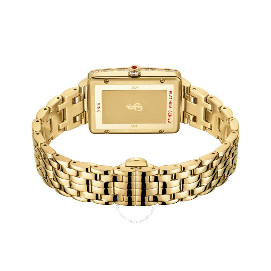 JBW Platinum Series Diamond Gold-tone Dial Ladies Watch PS505A - Dawson Watches #4