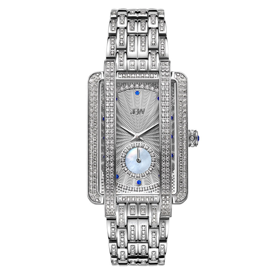 JBW Platinum Series Diamond Silver-tone Dial Ladies Watch PS505B - Dawson Watches