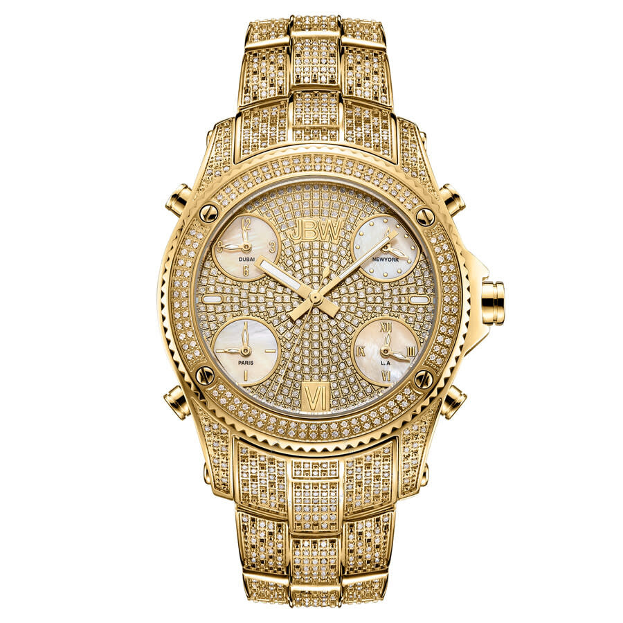 JBW Platinum Series Gold-tone Dial Men's Watch PS550A - Dawson Watches