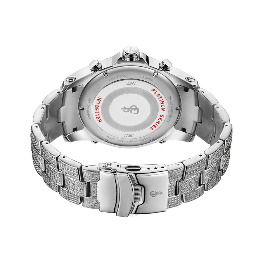 JBW Platinum Series Silver-tone Dial Men's Watch PS550B - Dawson Watches #4
