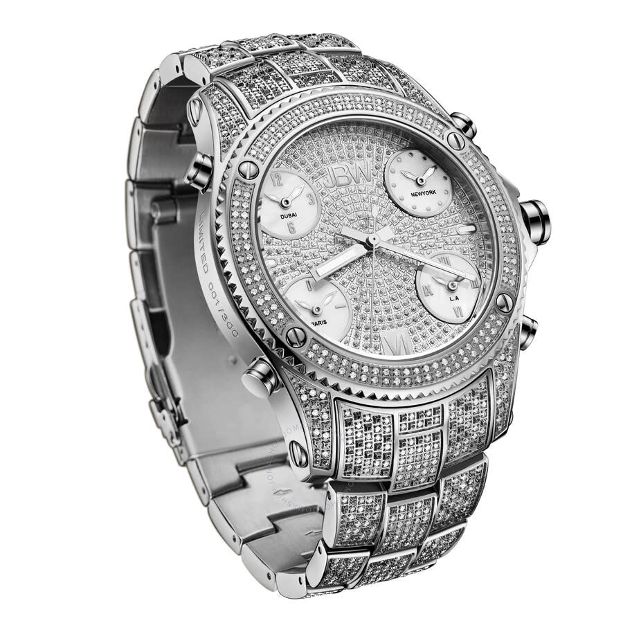 JBW Platinum Series Silver-tone Dial Men's Watch PS550B - Dawson Watches #5