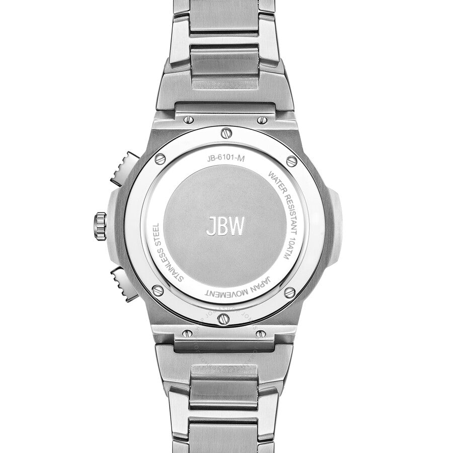 JBW Saxon GMT Quartz Blue Dial Unisex Watch JB-6101-M - Dawson Watches #2