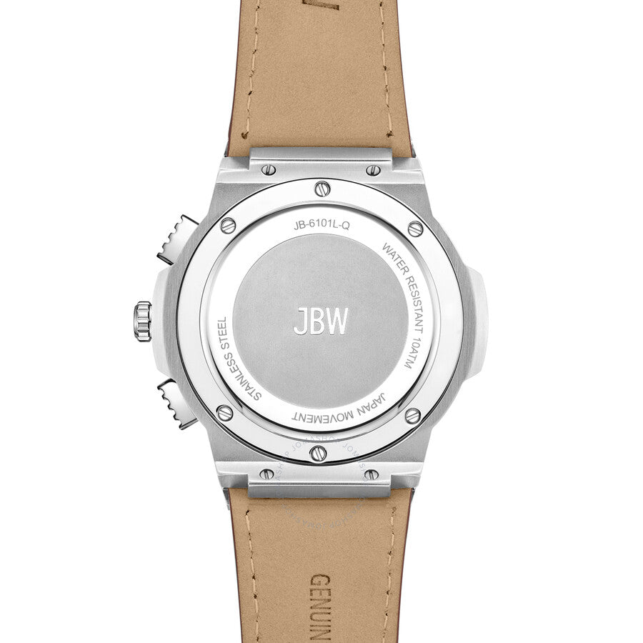 JBW Saxon GMT Quartz Silver Dial Unisex Watch JB-6101L-Q - Dawson Watches #2