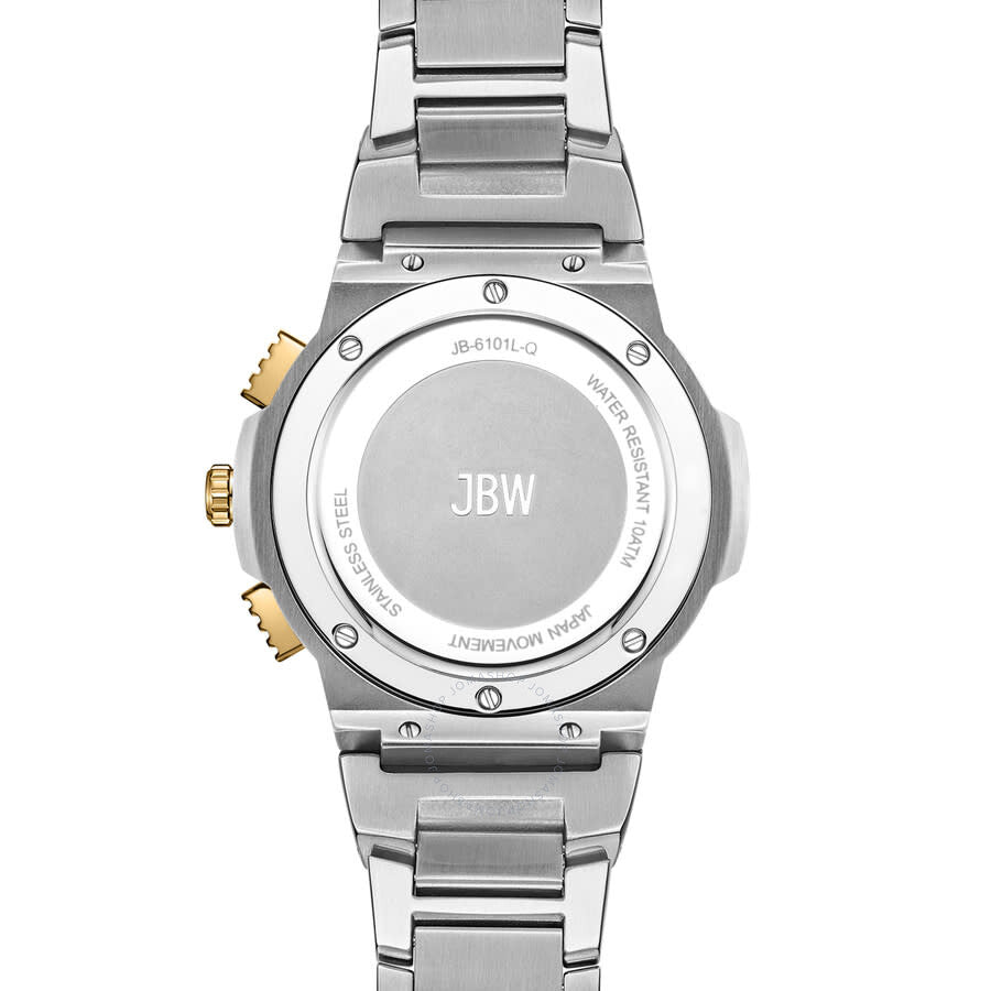 JBW Saxon GMT Quartz White Dial Unisex Watch JB-6101-N - Dawson Watches #2