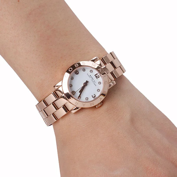 Marc by Marc Jacobs Mini Amy White Dial Ladies Watch MBM3078