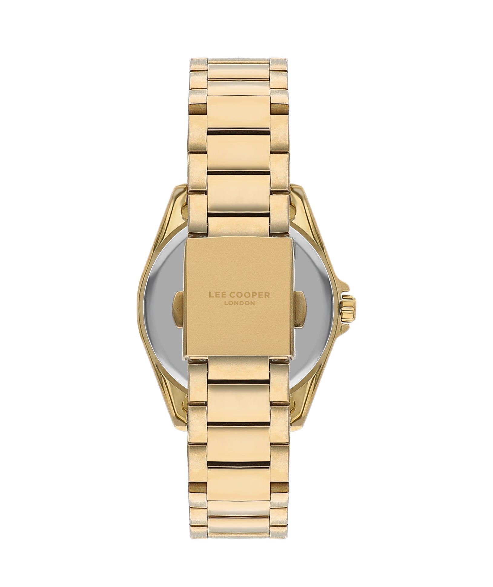Lee Cooper Women’s 34 MM Gold Analog Navy Blue Dial Watch – LC07873.270 - Watch