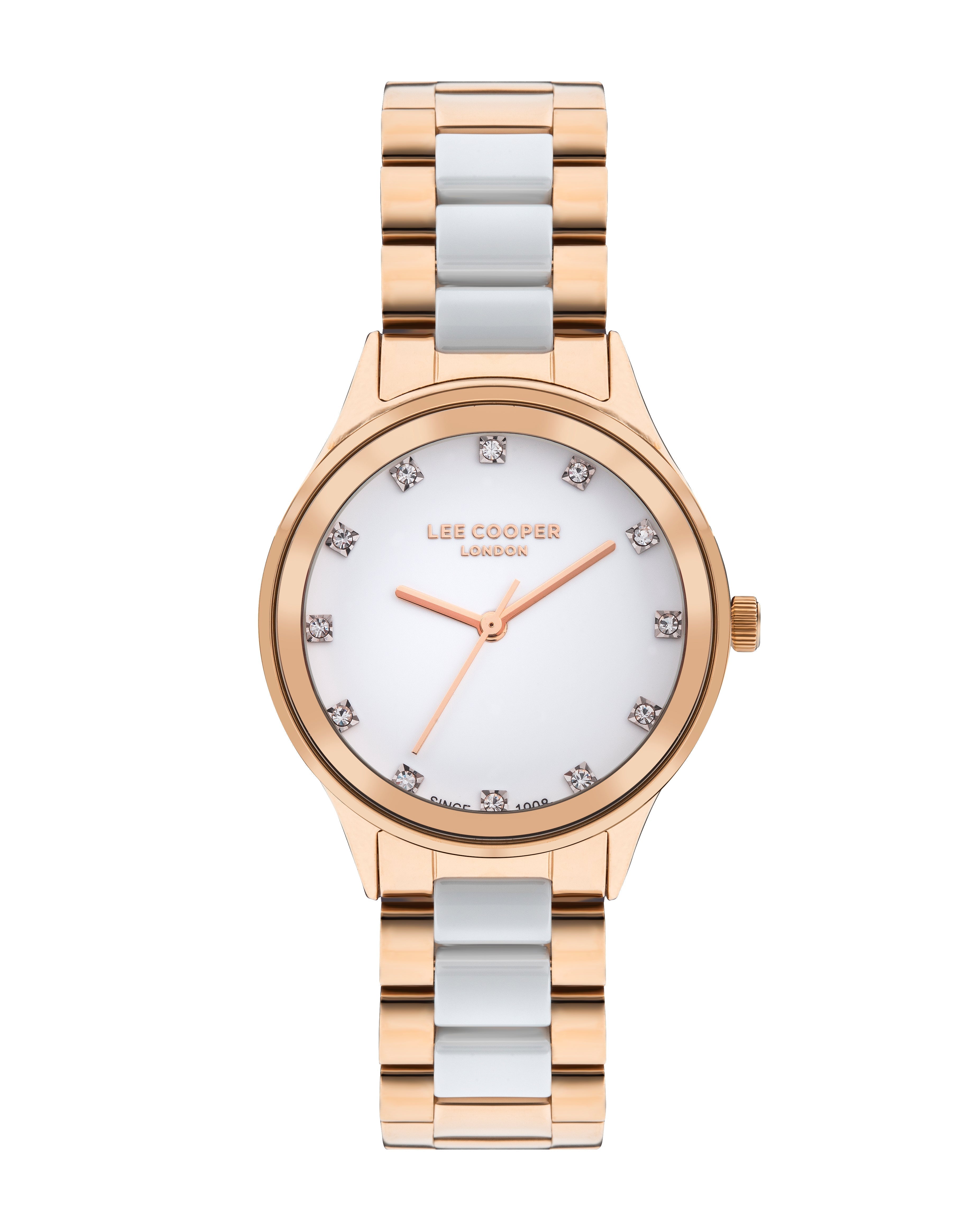 Lee Cooper 35MM Super Metal Rose Gold Watch – LC07874.430