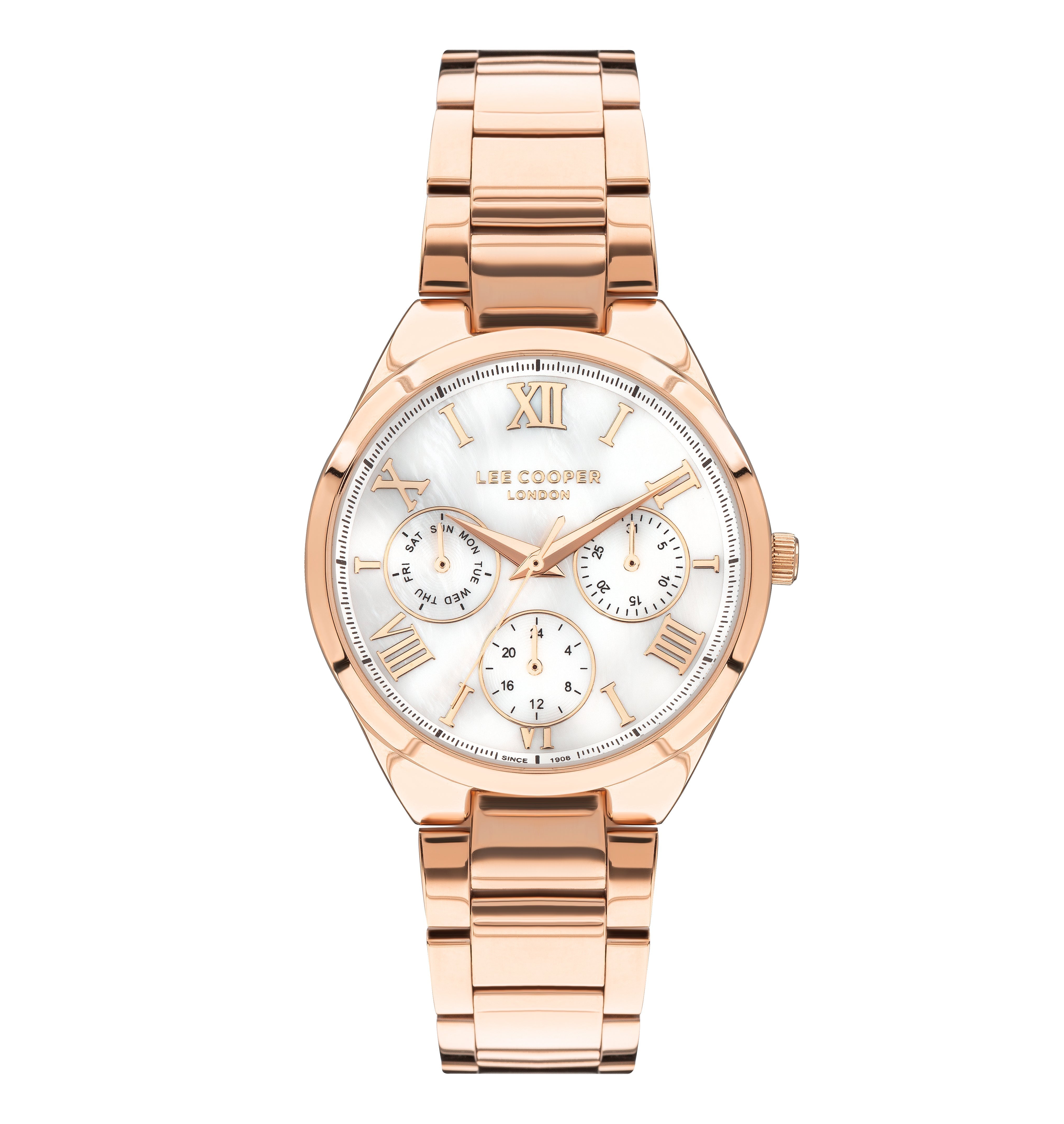 Lee Cooper Women’s Multi Function White Mop Dial Watch – LC07456.420 - Watch