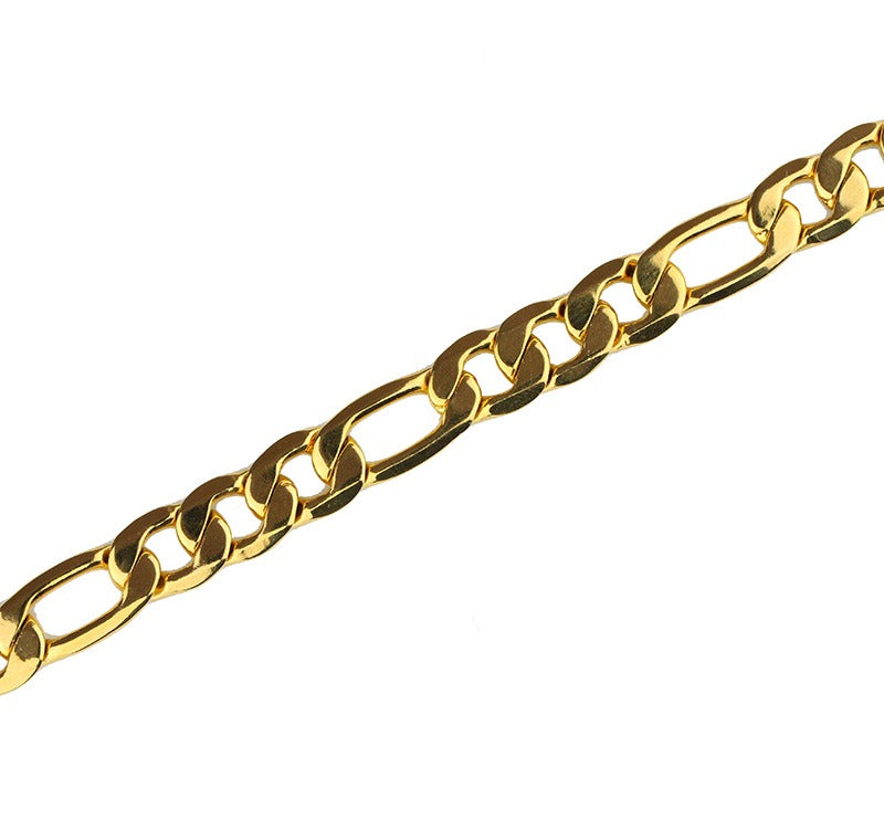 Big Daddy 10mm Gold Figaro Chain