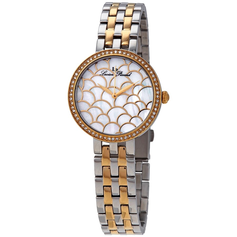 Lucien Piccard Ava Mother of Pearl Dial Ladies Watch LP-28022-SG-22MOP - The Watches Men & Co
